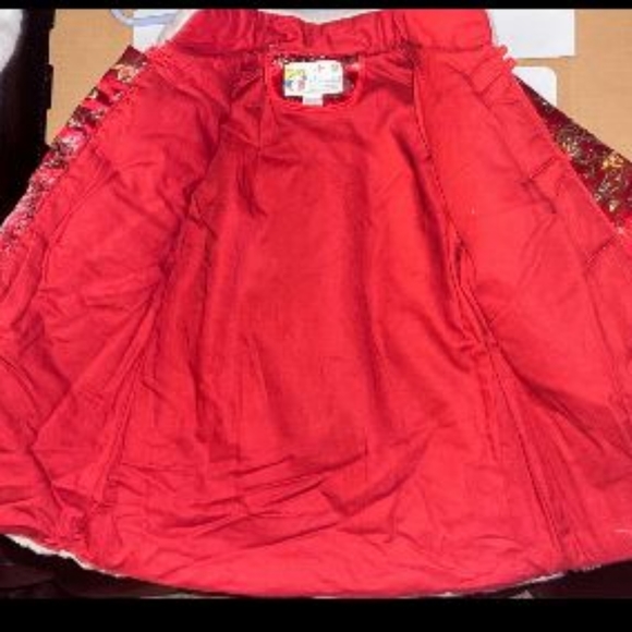 Girl’s Toddler's X-Large 5T Oriental Jacket and Matching Hat - Picture 3 of 9